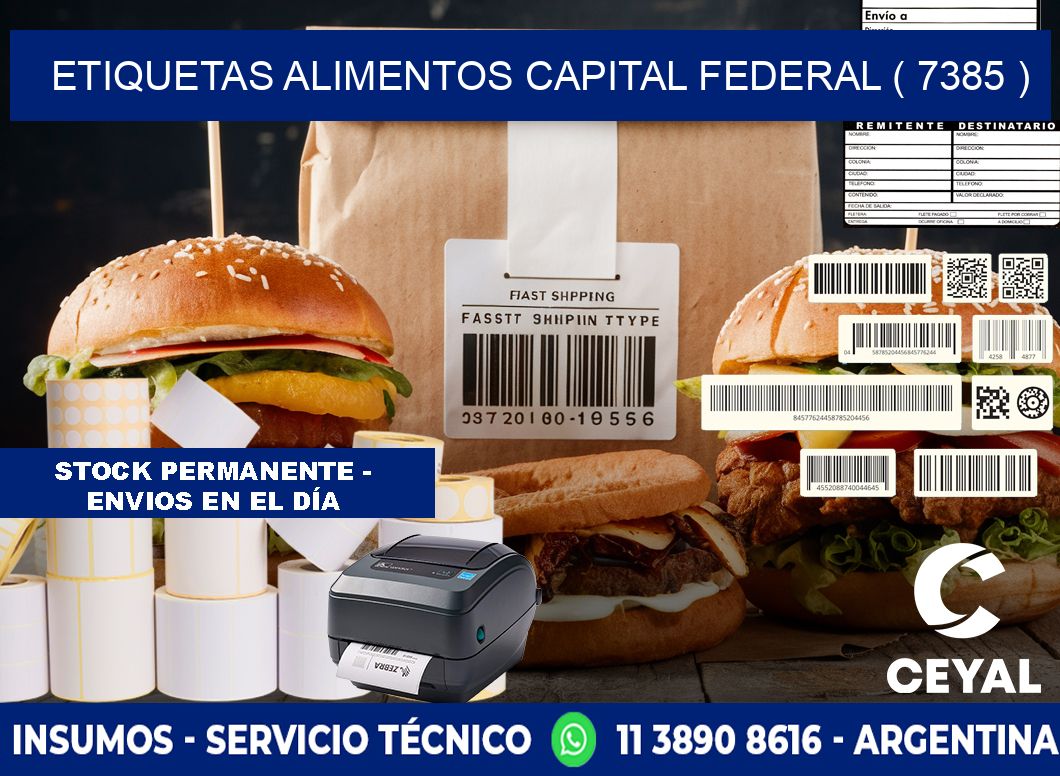 etiquetas alimentos capital federal ( 7385 )