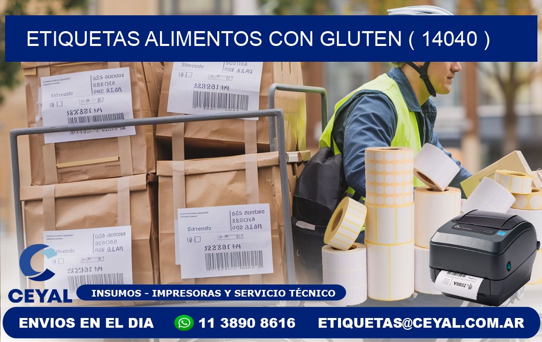 etiquetas alimentos con gluten ( 14040 )