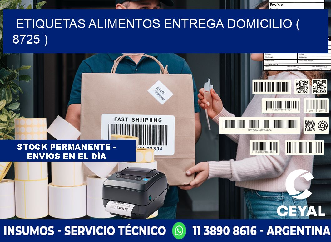 etiquetas alimentos entrega domicilio ( 8725 )