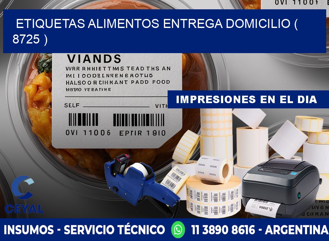 etiquetas alimentos entrega domicilio ( 8725 )