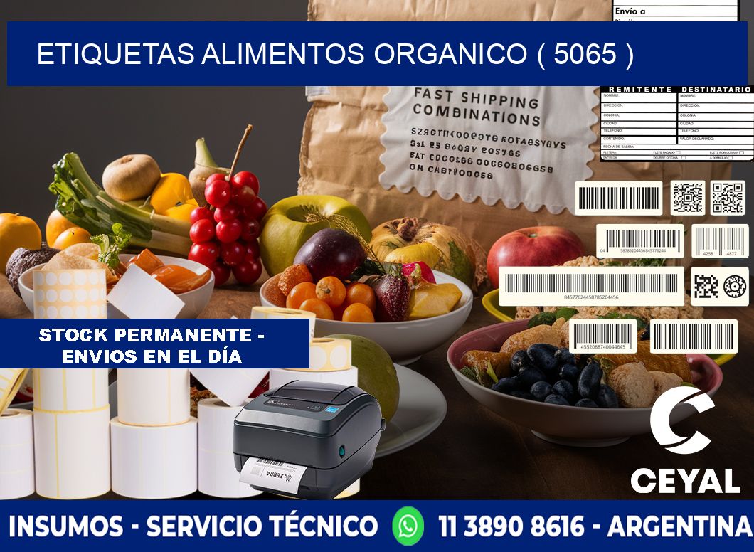 etiquetas alimentos organico ( 5065 )