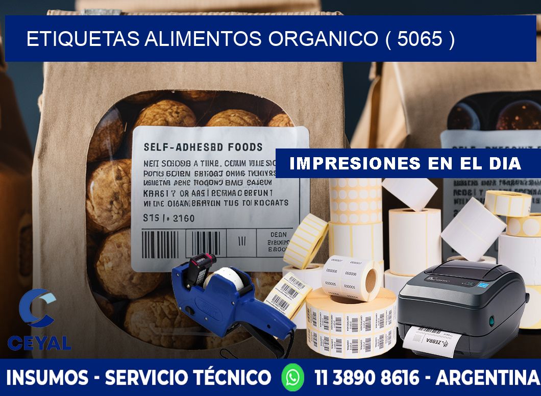 etiquetas alimentos organico ( 5065 )