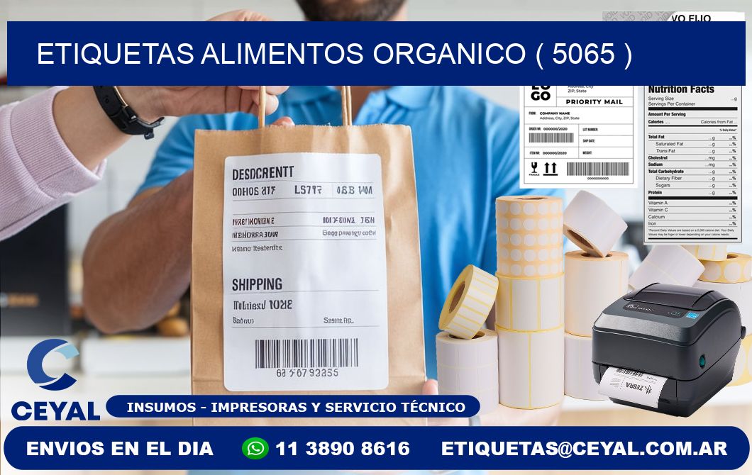 etiquetas alimentos organico ( 5065 )