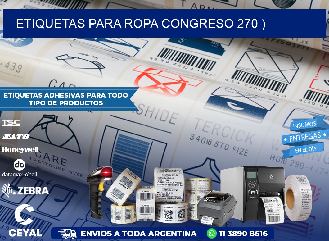 etiquetas para ropa congreso 270 )