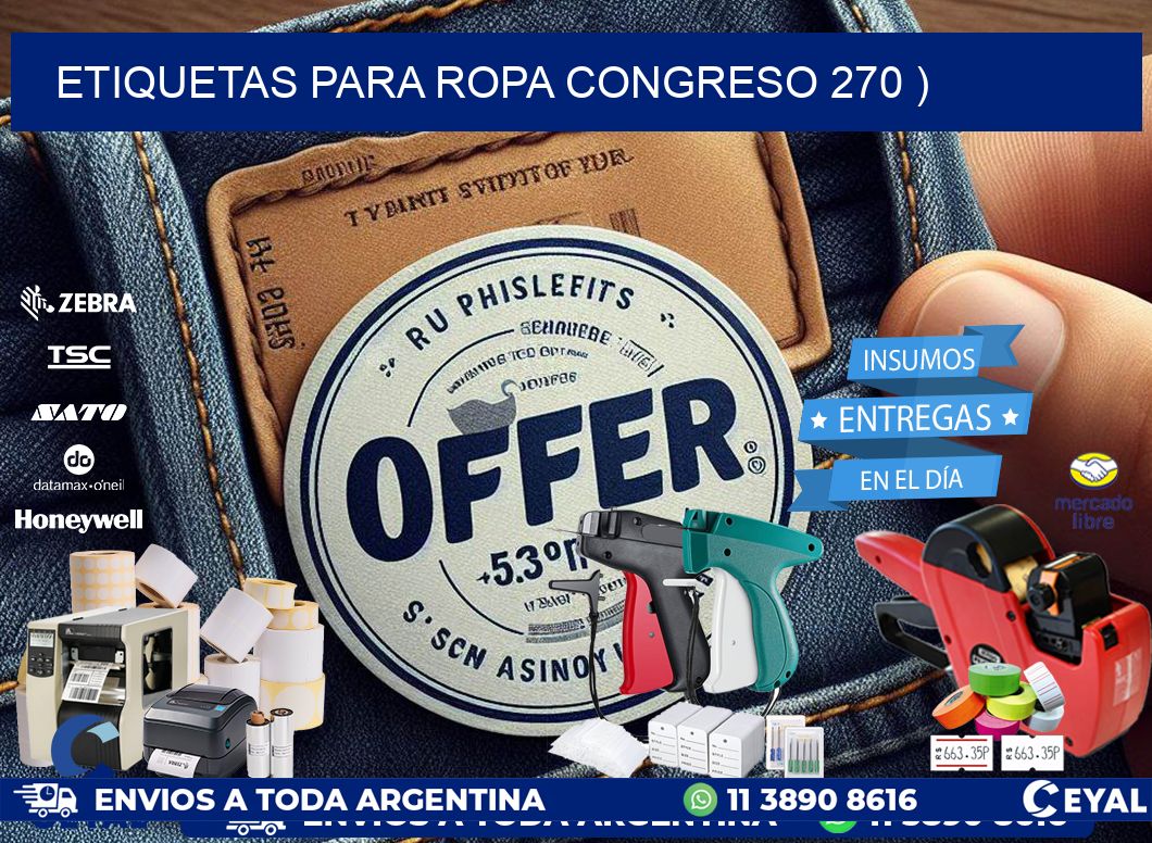 etiquetas para ropa congreso 270 )