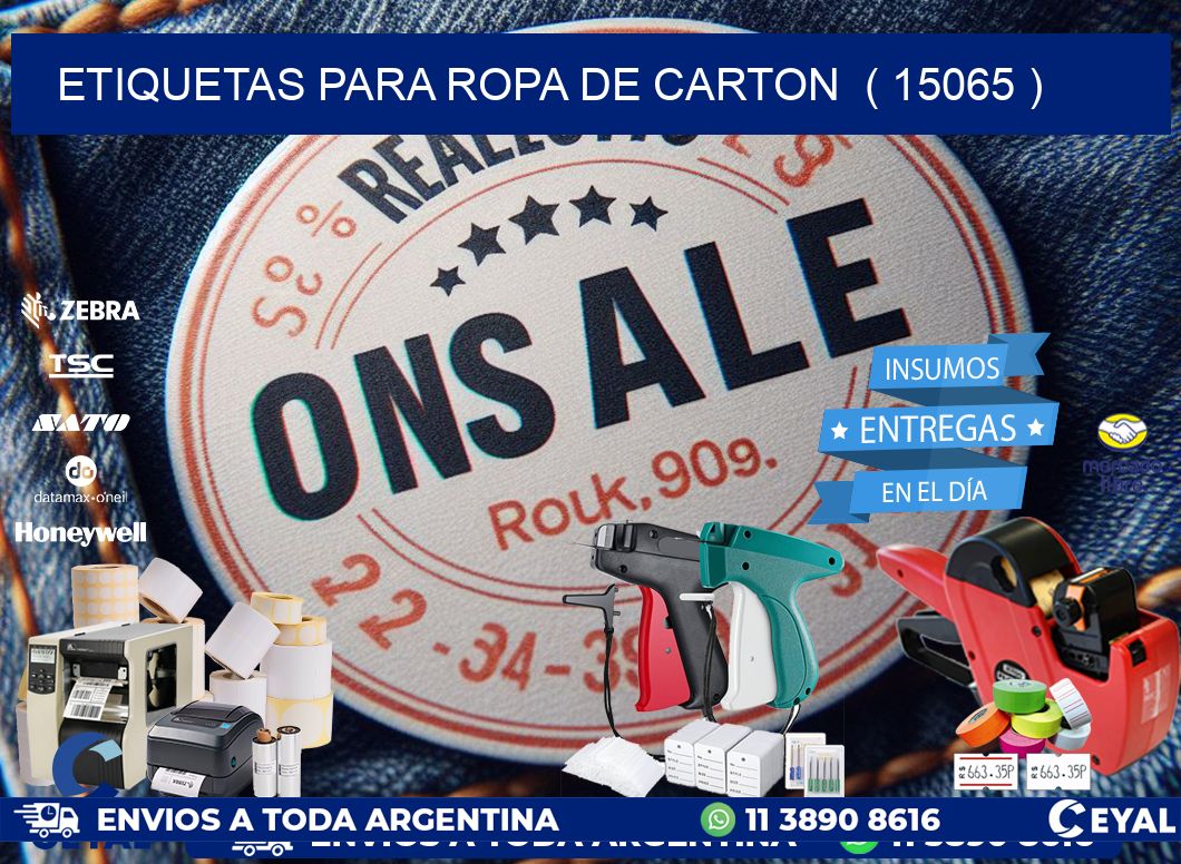 etiquetas para ropa de carton  ( 15065 )