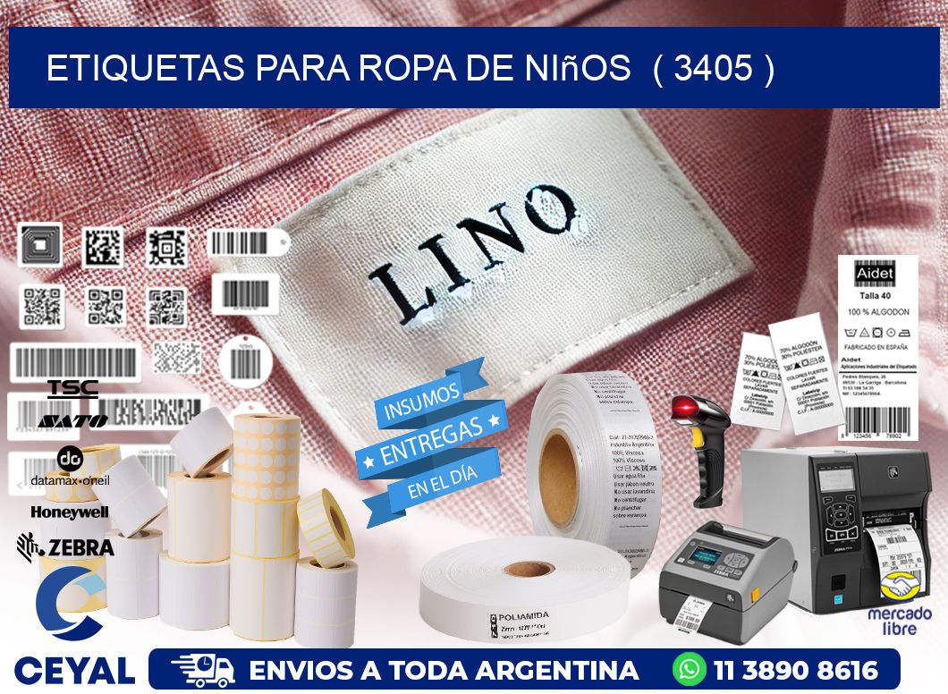 etiquetas para ropa de niños  ( 3405 )