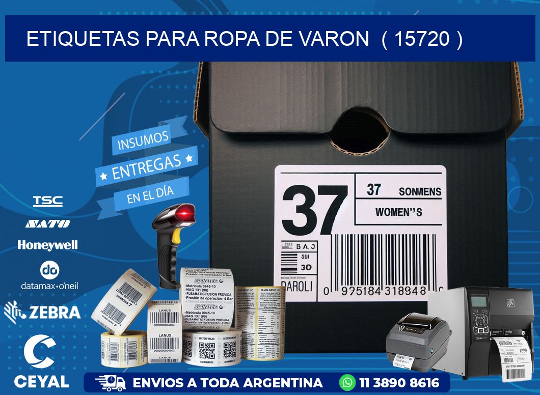 etiquetas para ropa de varon  ( 15720 )