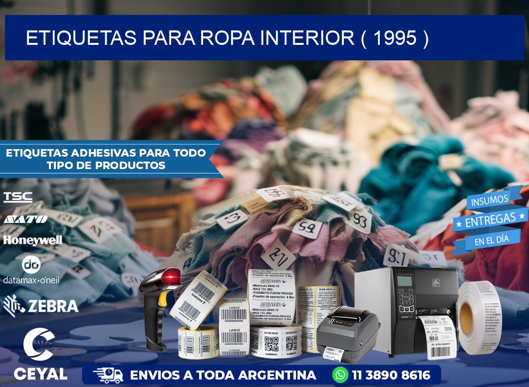 etiquetas para ropa interior ( 1995 )