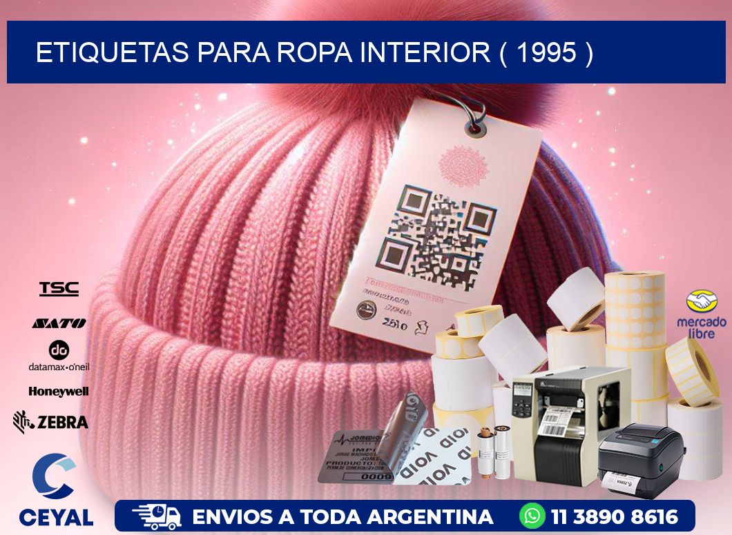 etiquetas para ropa interior ( 1995 )