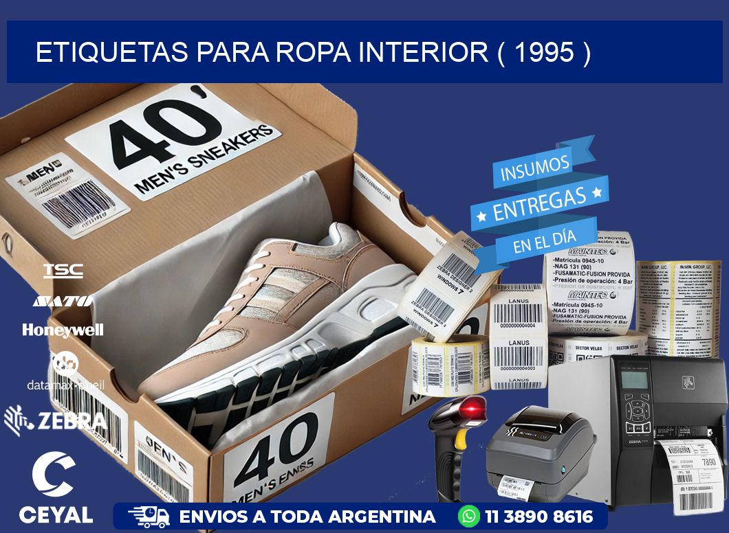 etiquetas para ropa interior ( 1995 )