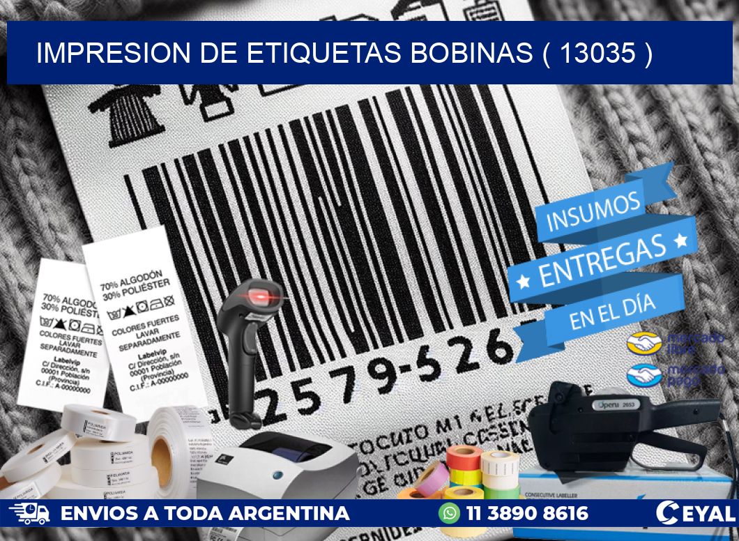 impresion de etiquetas bobinas ( 13035 )