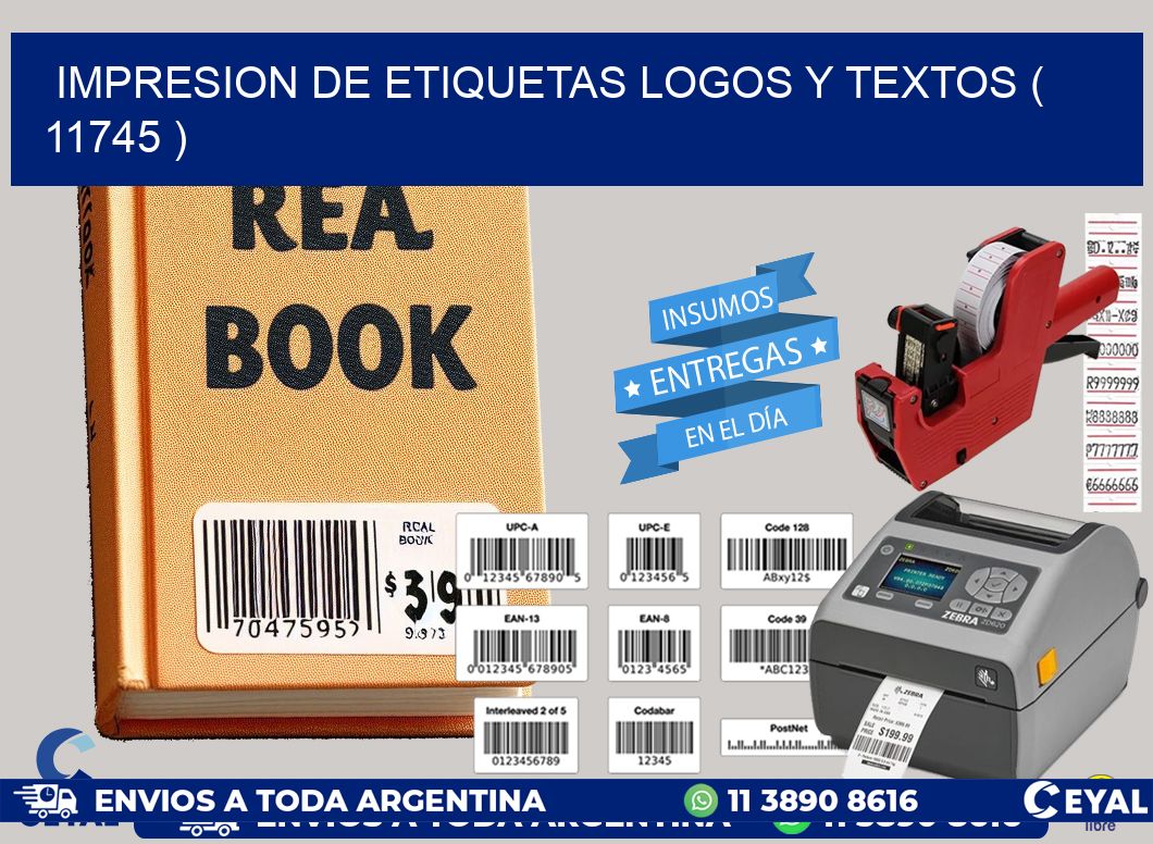 impresion de etiquetas logos y textos ( 11745 )