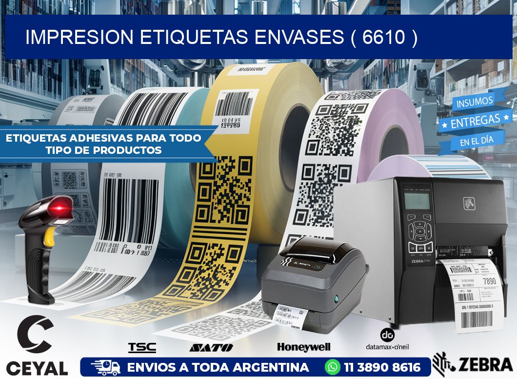 impresion etiquetas envases ( 6610 )