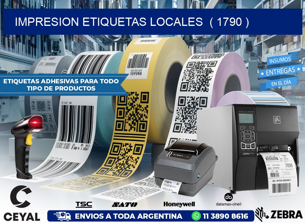 impresion etiquetas locales  ( 1790 )