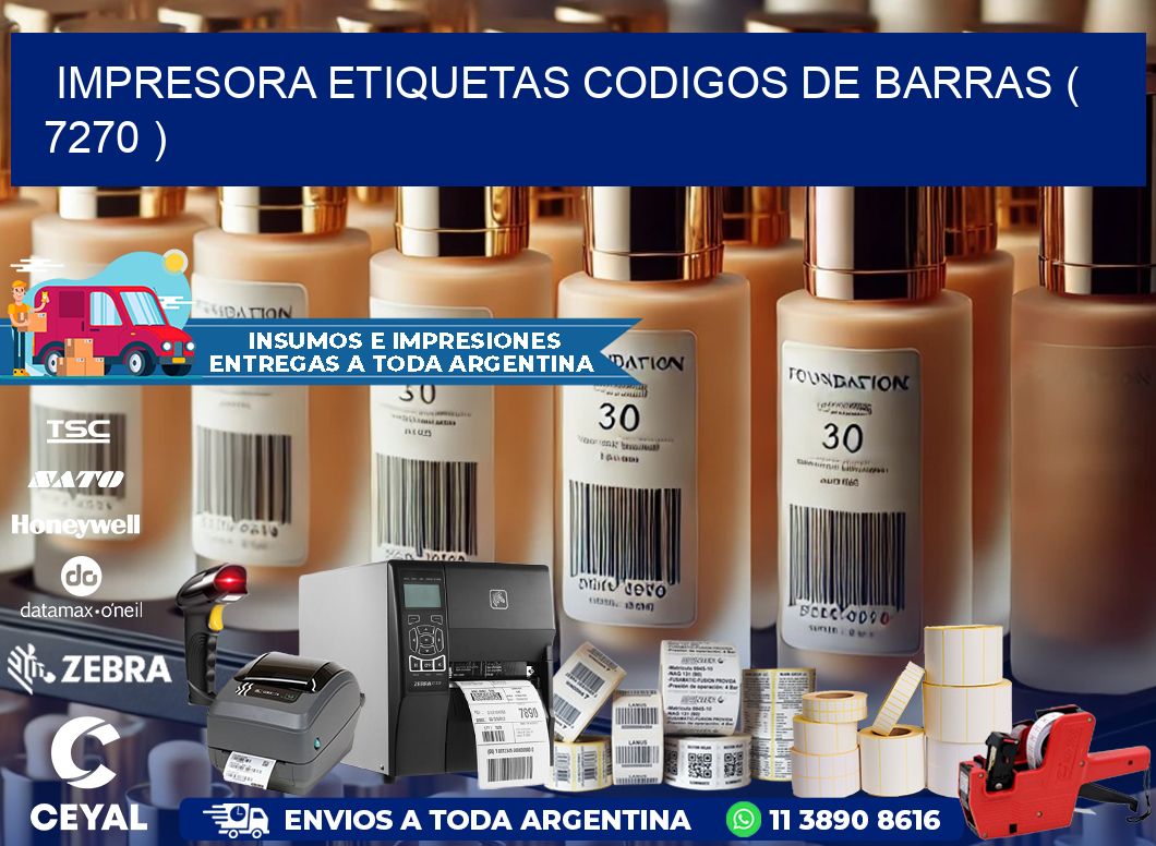 impresora etiquetas codigos de barras ( 7270 )