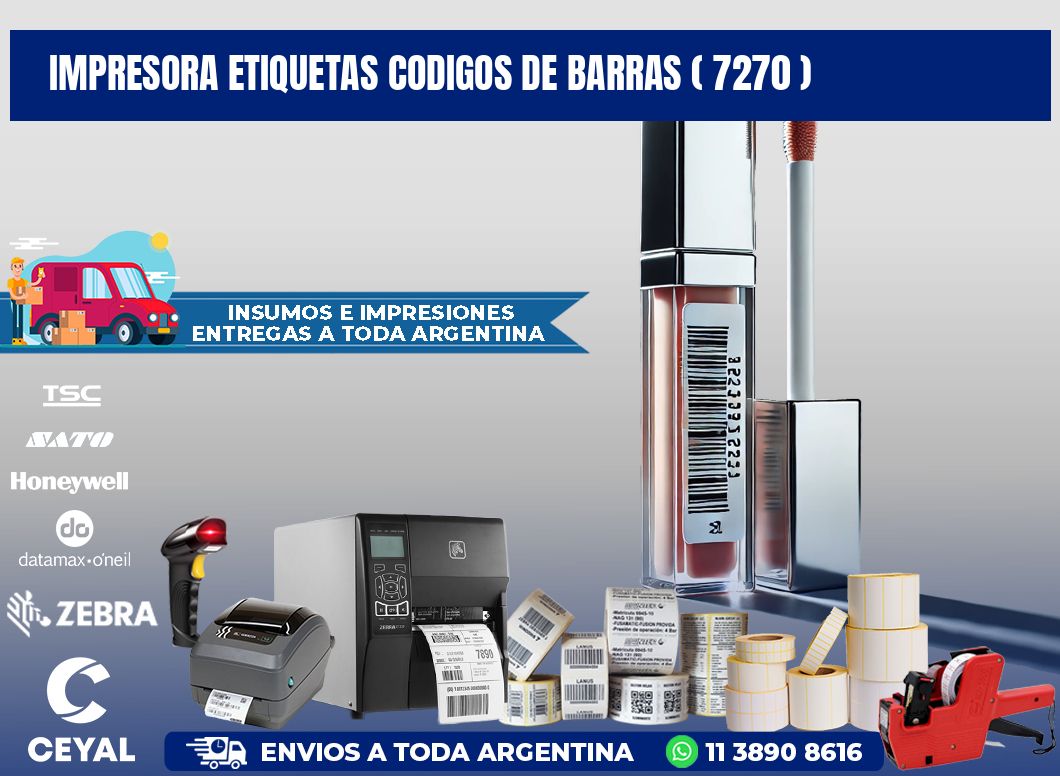 impresora etiquetas codigos de barras ( 7270 )