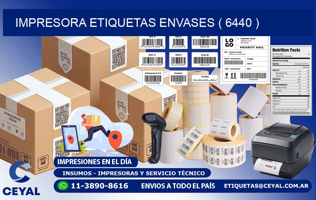 impresora etiquetas envases ( 6440 )