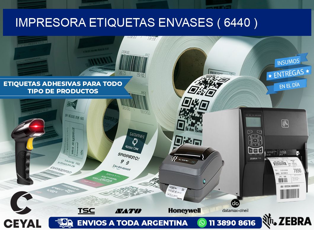 impresora etiquetas envases ( 6440 )