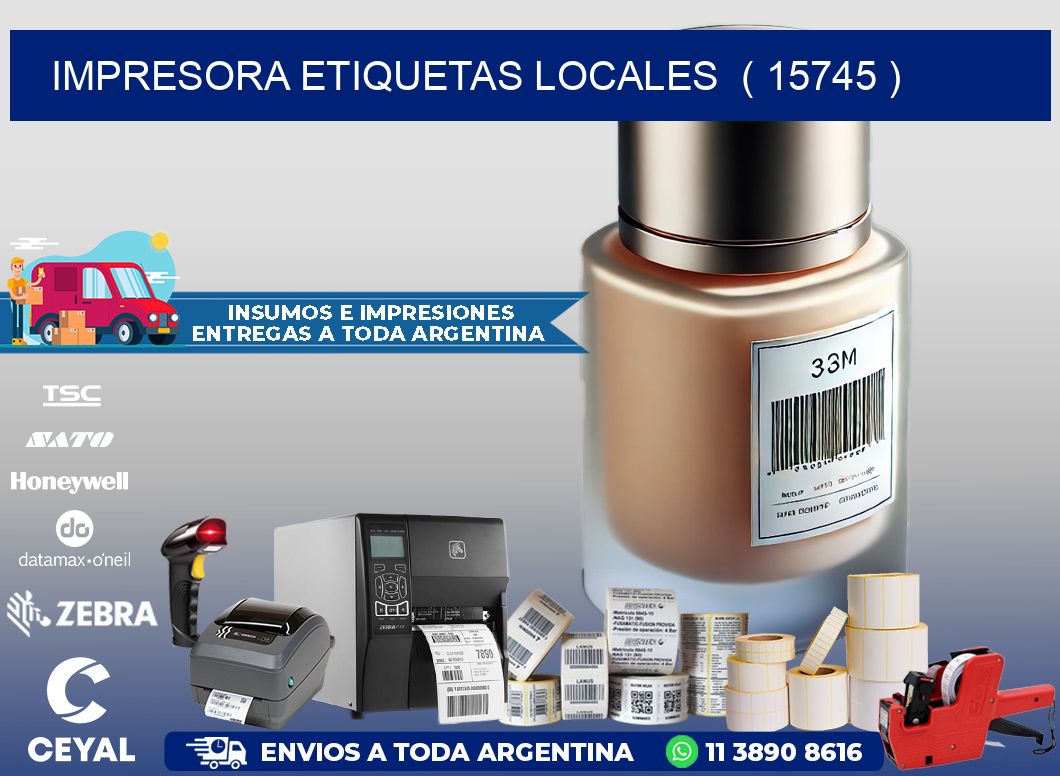impresora etiquetas locales  ( 15745 )