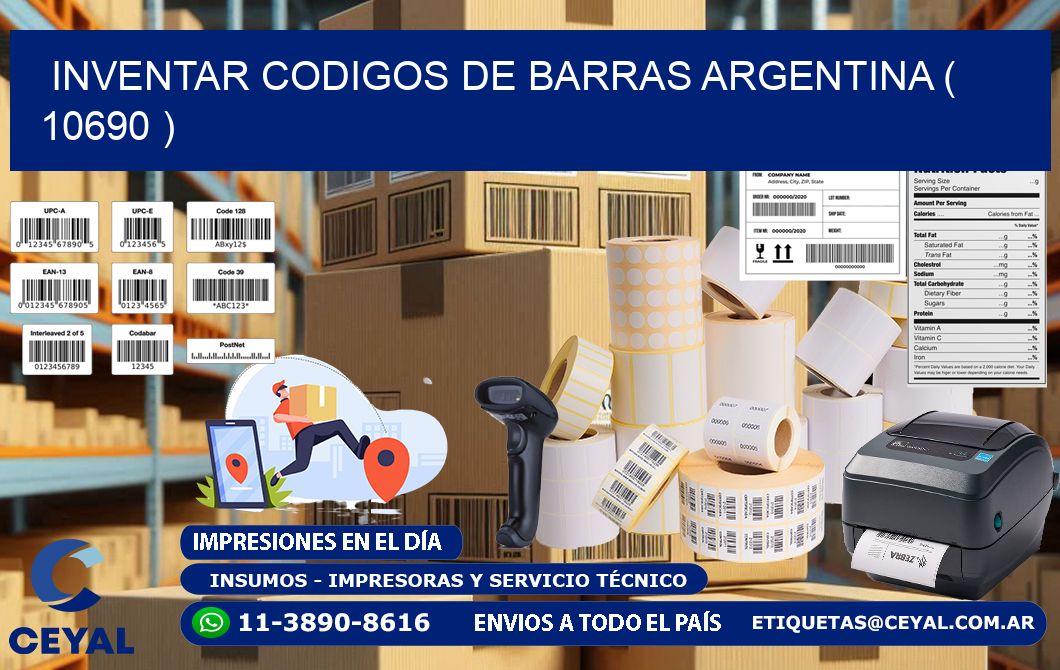 inventar codigos de barras argentina ( 10690 )