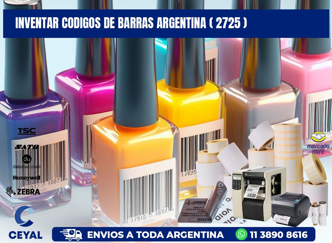 inventar codigos de barras argentina ( 2725 )