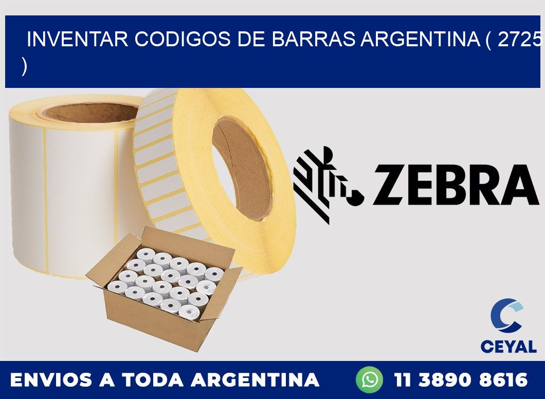 inventar codigos de barras argentina ( 2725 )
