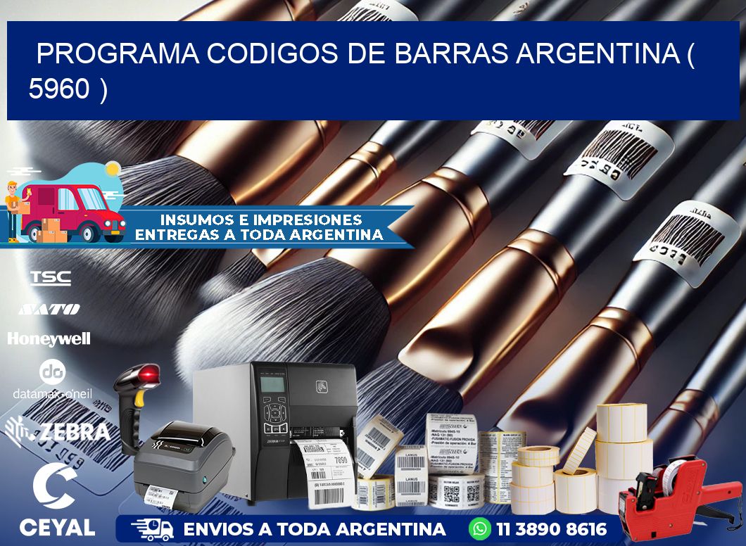 programa codigos de barras argentina ( 5960 )