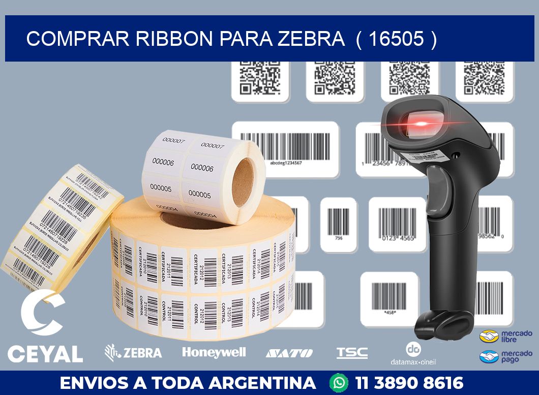 COMPRAR RIBBON PARA ZEBRA  ( 16505 )