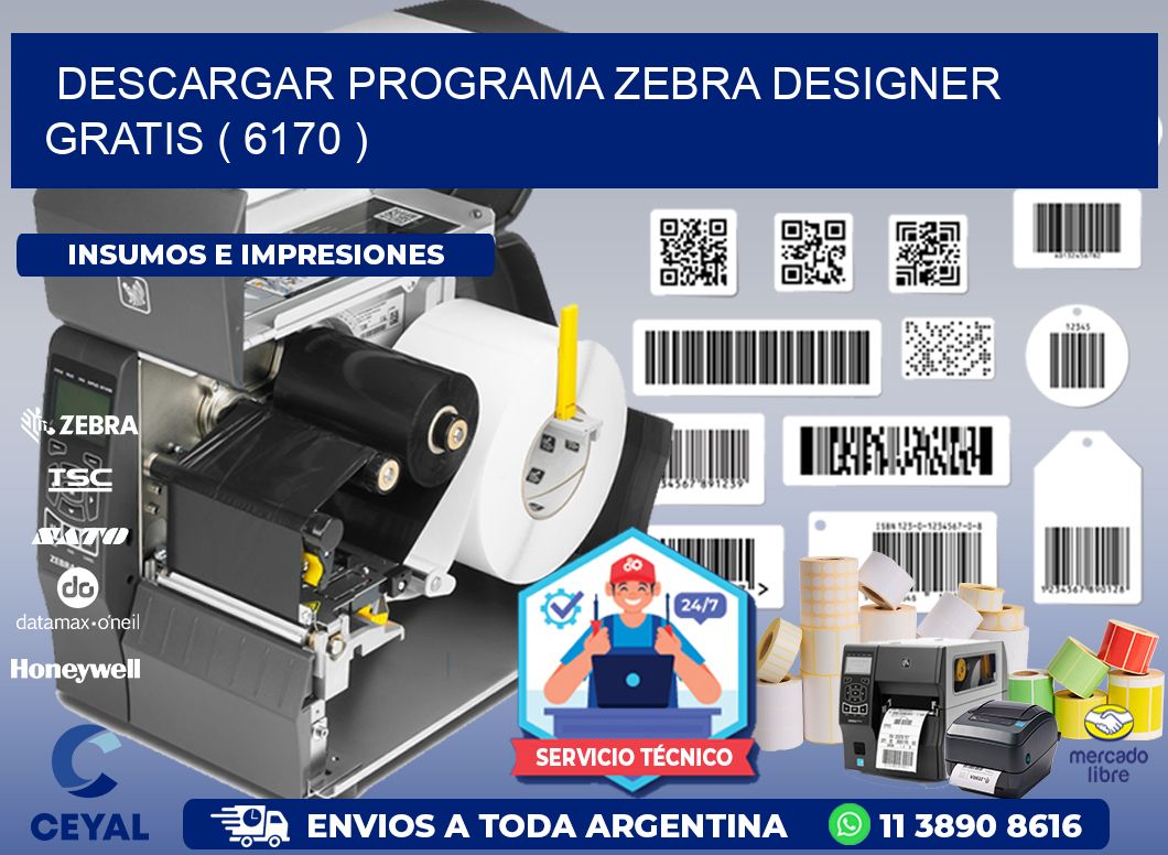 DESCARGAR PROGRAMA ZEBRA DESIGNER GRATIS ( 6170 )