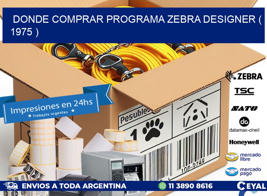 DONDE COMPRAR PROGRAMA ZEBRA DESIGNER ( 1975 )