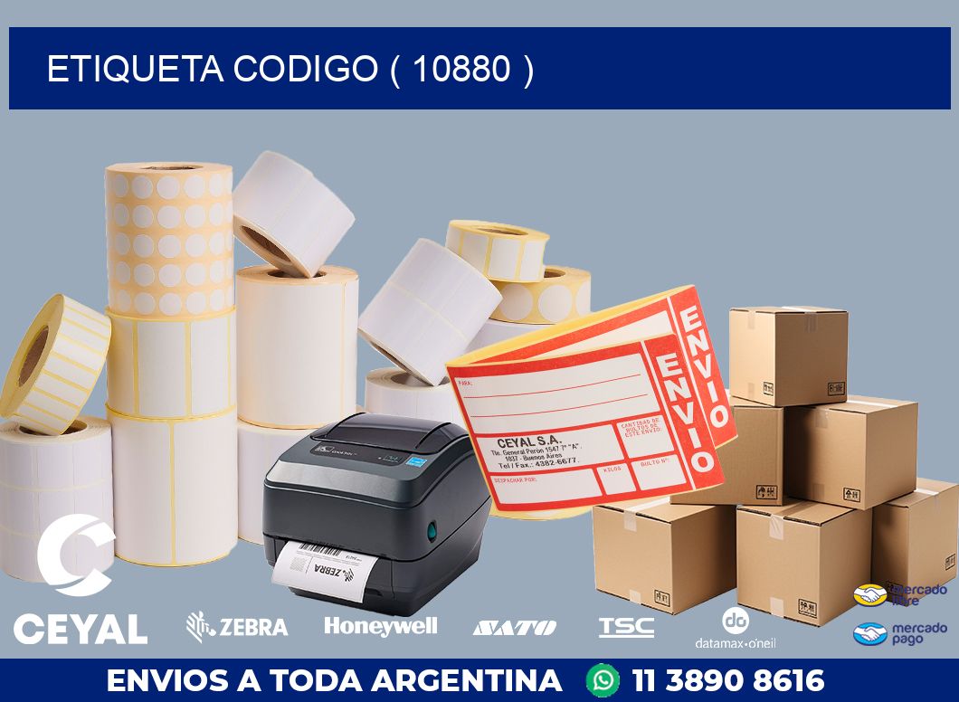 ETIQUETA CODIGO ( 10880 )