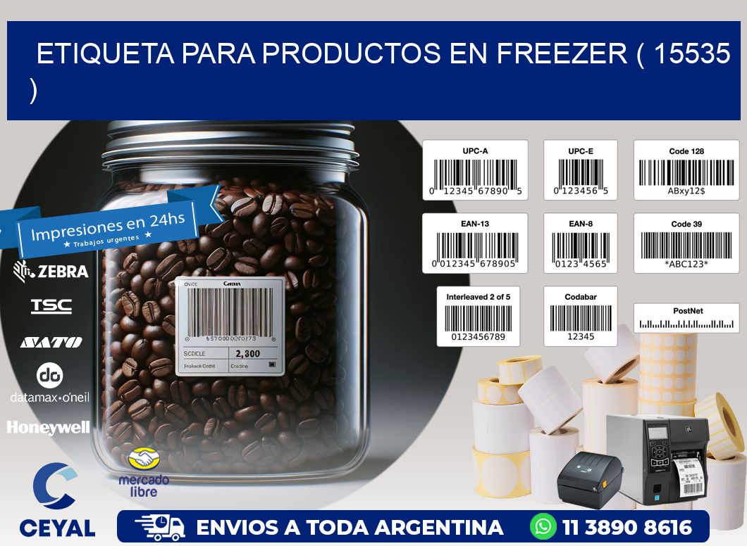 ETIQUETA PARA PRODUCTOS EN FREEZER ( 15535 )