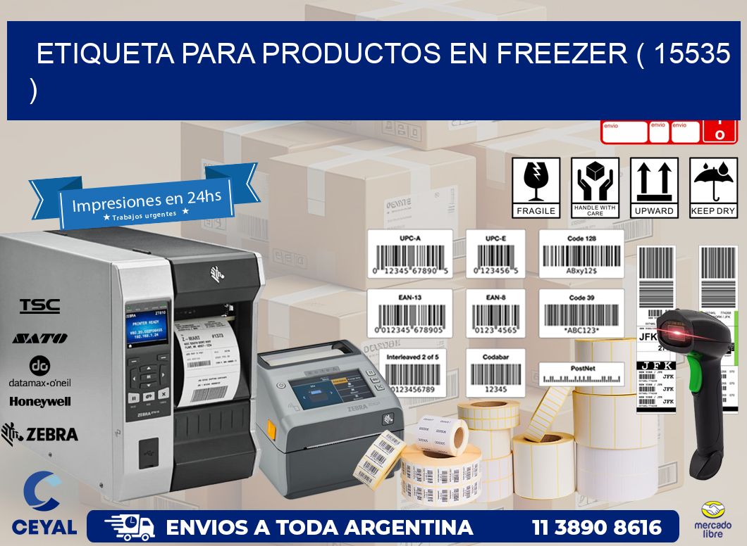 ETIQUETA PARA PRODUCTOS EN FREEZER ( 15535 )