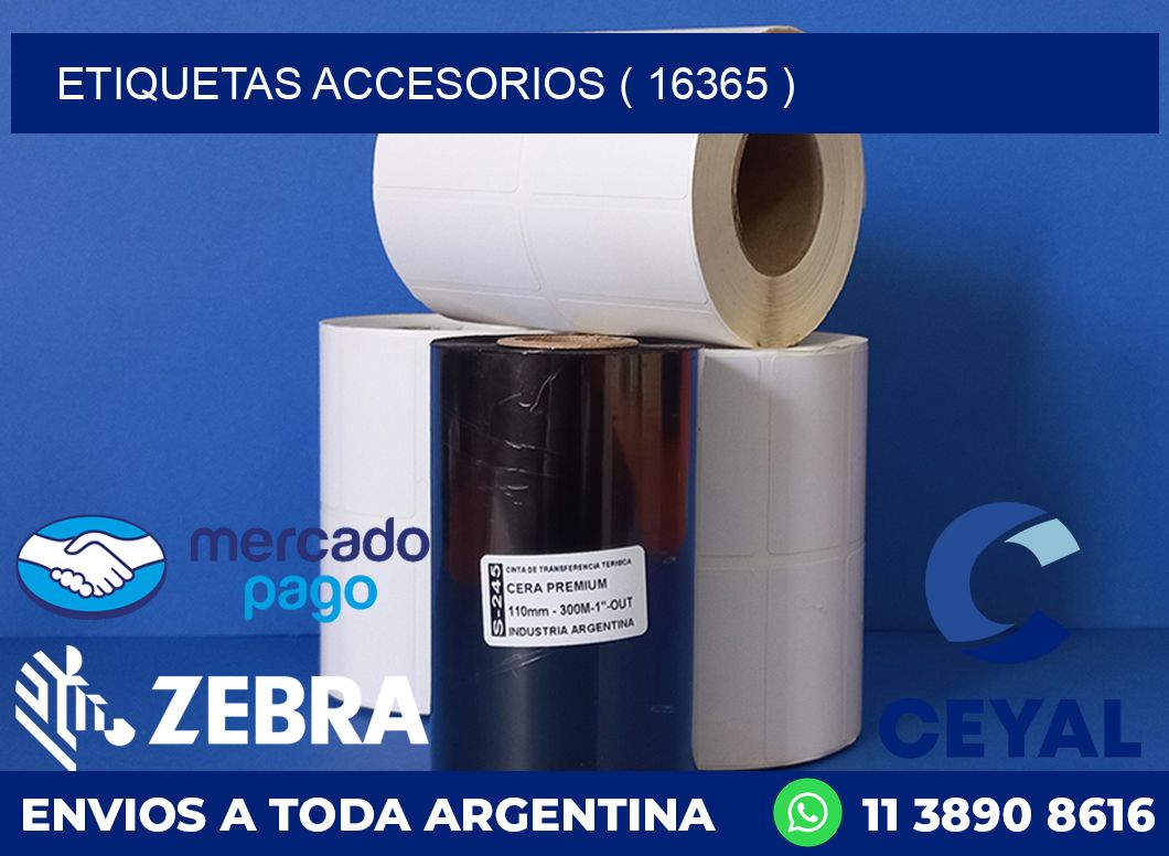 ETIQUETAS ACCESORIOS ( 16365 )