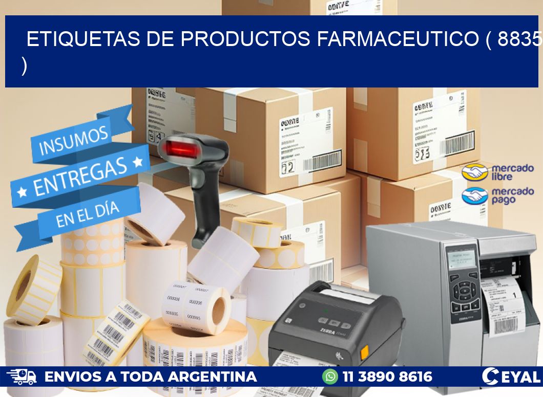 ETIQUETAS DE PRODUCTOS FARMACEUTICO ( 8835 )