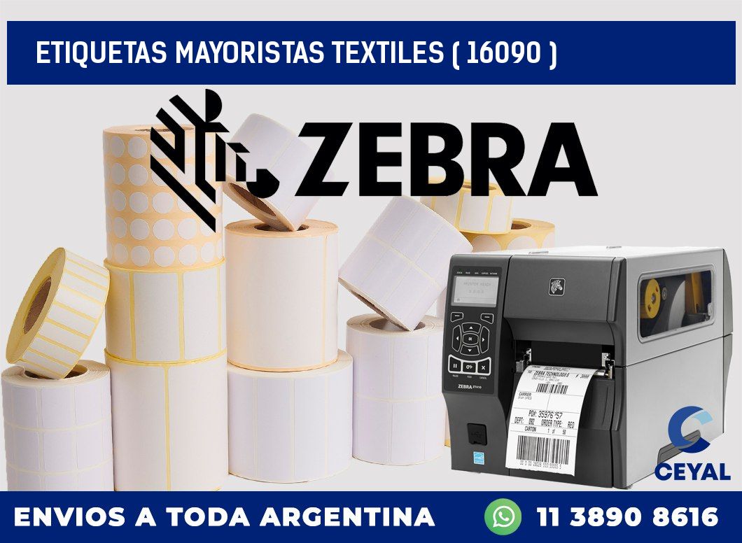 ETIQUETAS MAYORISTAS TEXTILES ( 16090 )