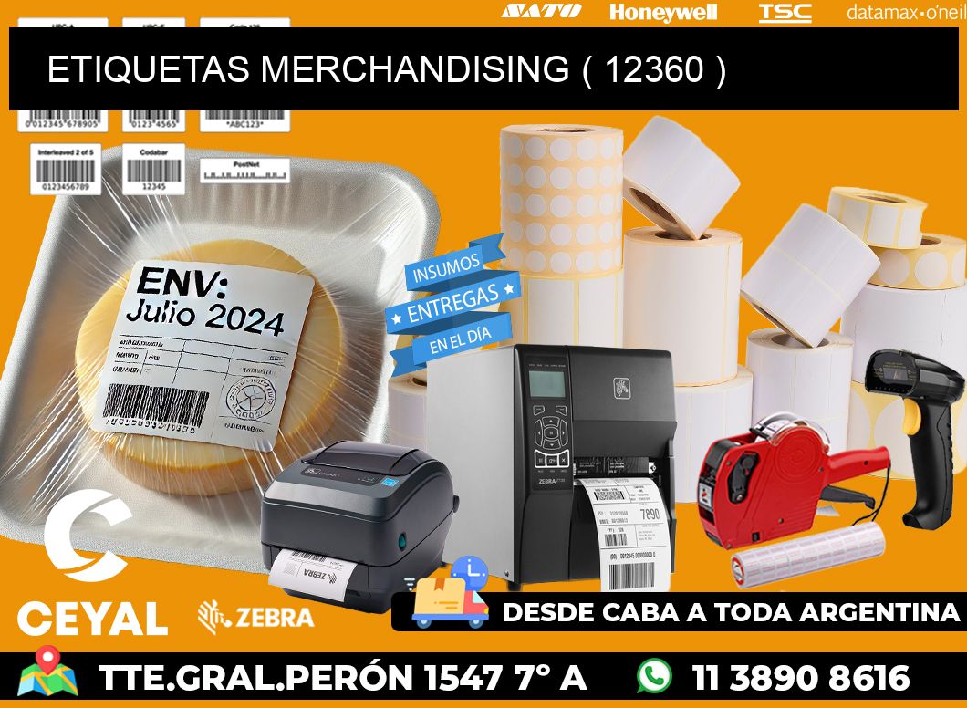 ETIQUETAS MERCHANDISING ( 12360 )