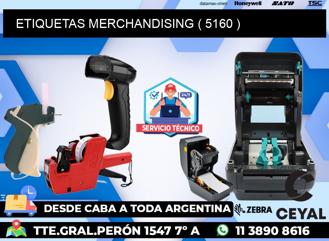 ETIQUETAS MERCHANDISING ( 5160 )