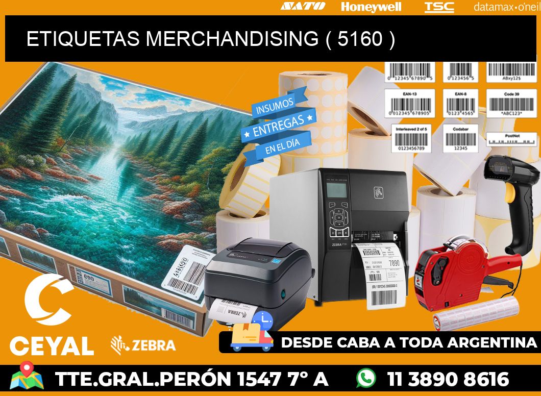 ETIQUETAS MERCHANDISING ( 5160 )