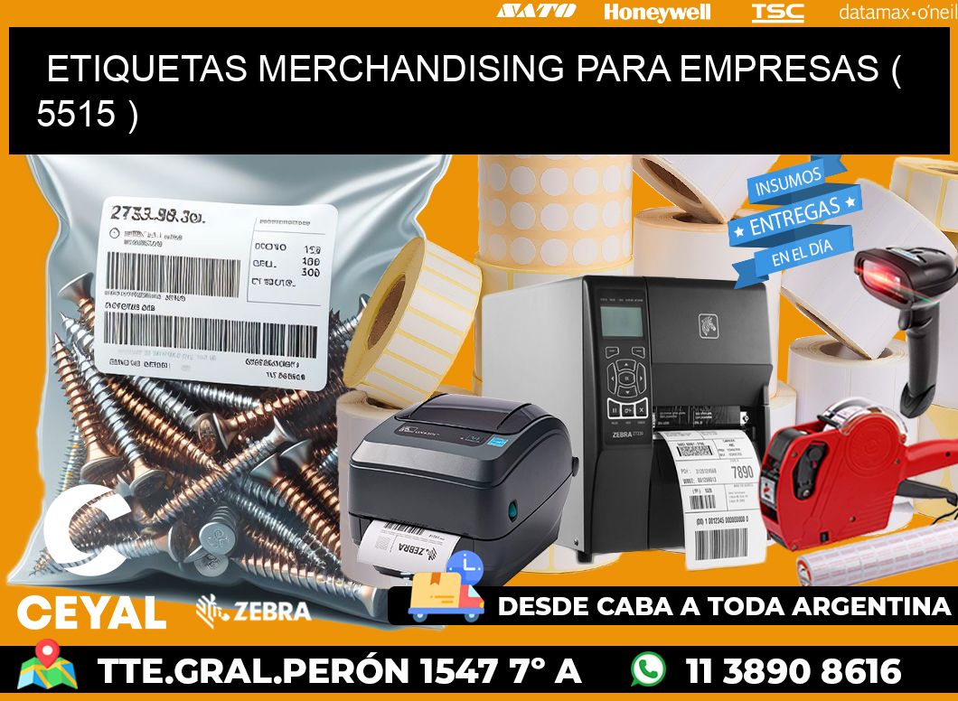 ETIQUETAS MERCHANDISING PARA EMPRESAS ( 5515 )