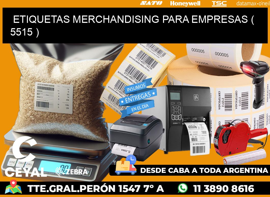 ETIQUETAS MERCHANDISING PARA EMPRESAS ( 5515 )