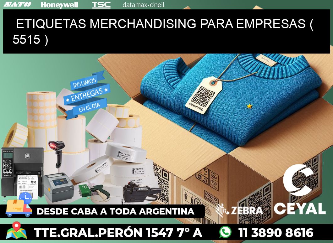 ETIQUETAS MERCHANDISING PARA EMPRESAS ( 5515 )