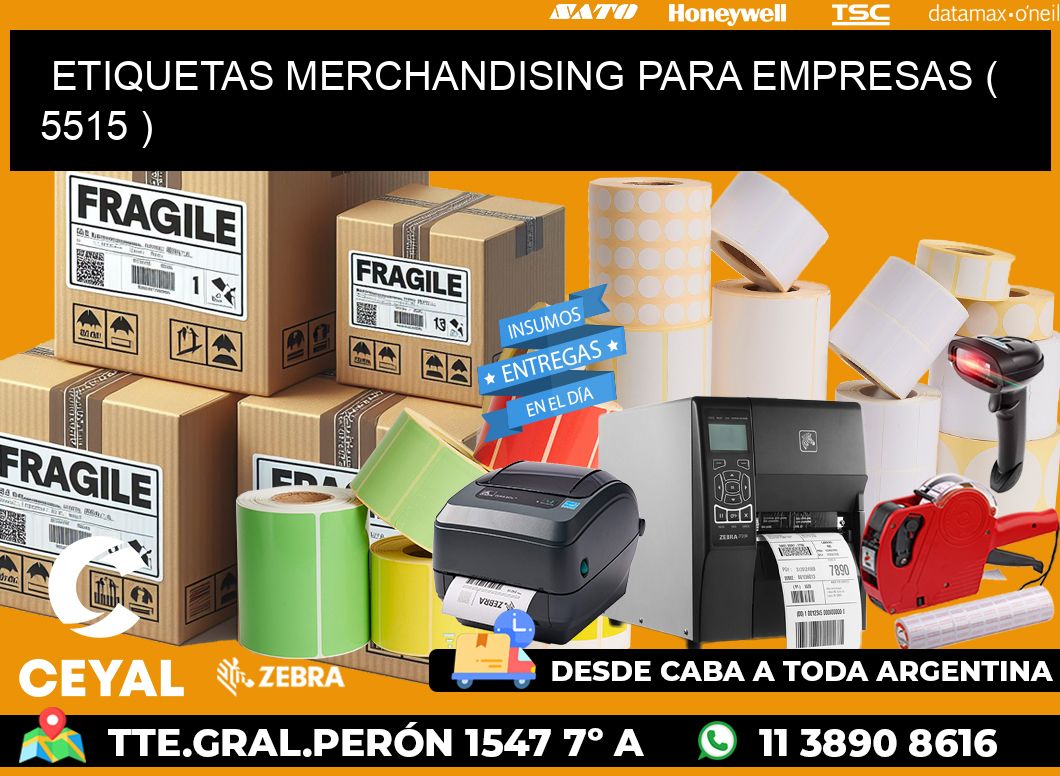 ETIQUETAS MERCHANDISING PARA EMPRESAS ( 5515 )