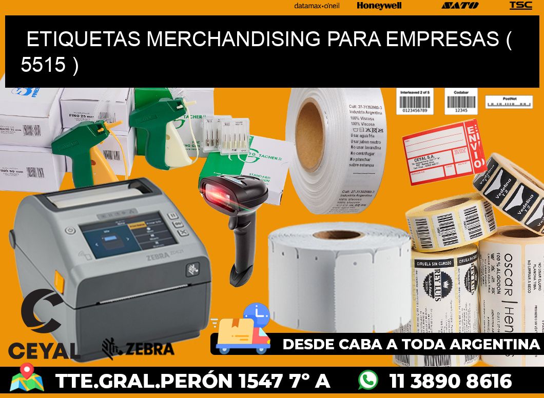 ETIQUETAS MERCHANDISING PARA EMPRESAS ( 5515 )