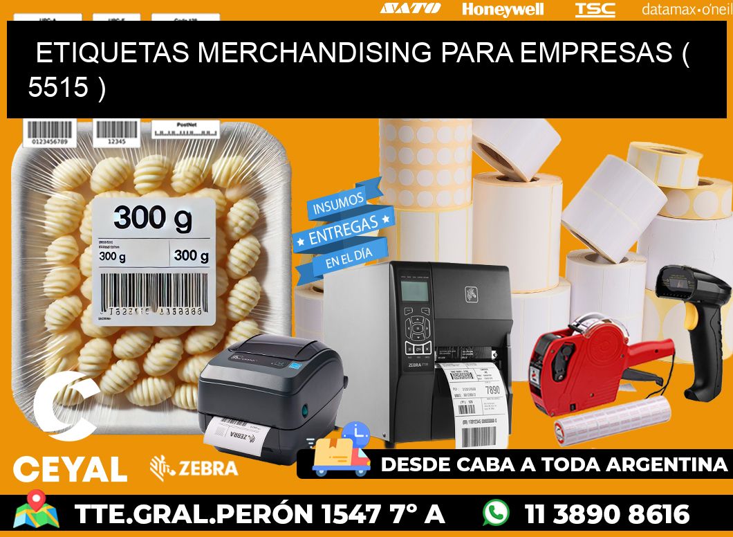 ETIQUETAS MERCHANDISING PARA EMPRESAS ( 5515 )