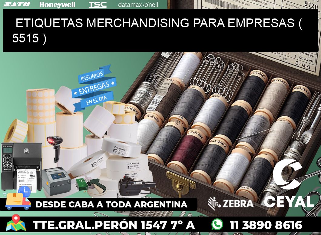 ETIQUETAS MERCHANDISING PARA EMPRESAS ( 5515 )