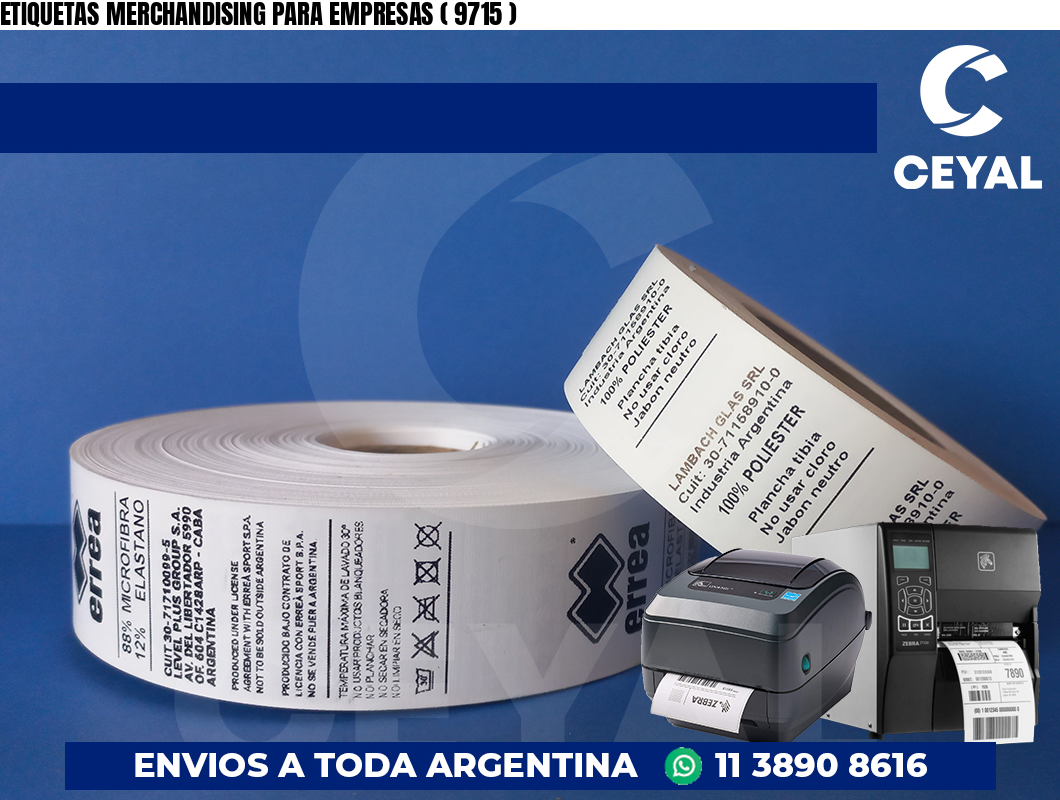 ETIQUETAS MERCHANDISING PARA EMPRESAS ( 9715 )