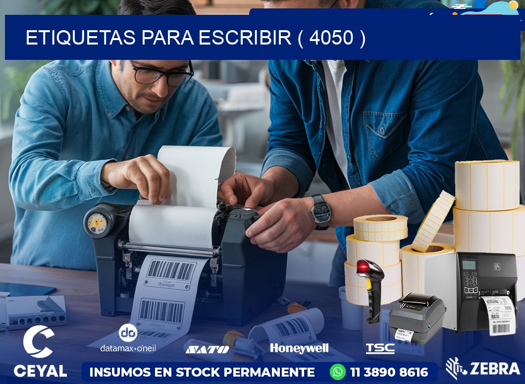 ETIQUETAS PARA ESCRIBIR ( 4050 )