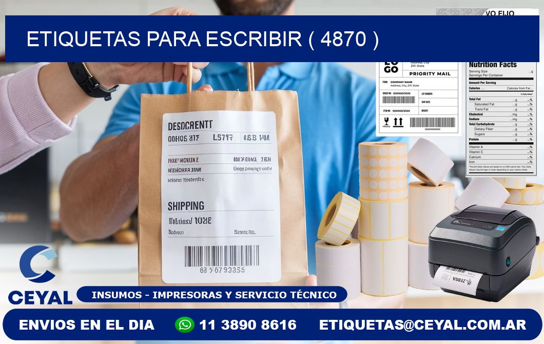 ETIQUETAS PARA ESCRIBIR ( 4870 )